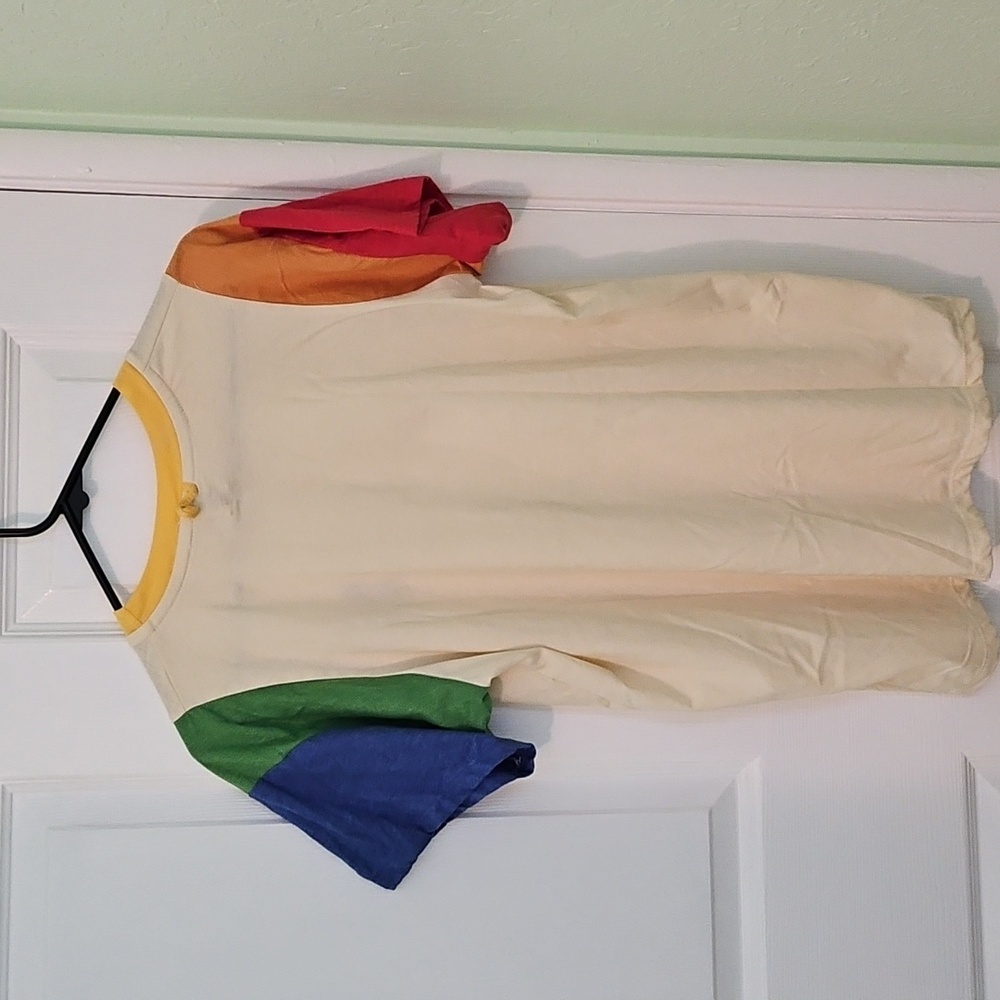 Camp Collection Half Alive Rainbow Sleeve Retro Tee Medium - Picture 4 of 7